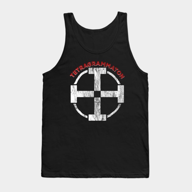 Tetragrammaton Symbol - Equilibrium Tank Top by scottlakes